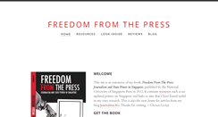 Desktop Screenshot of freedomfromthepress.info