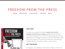 Tablet Screenshot of freedomfromthepress.info